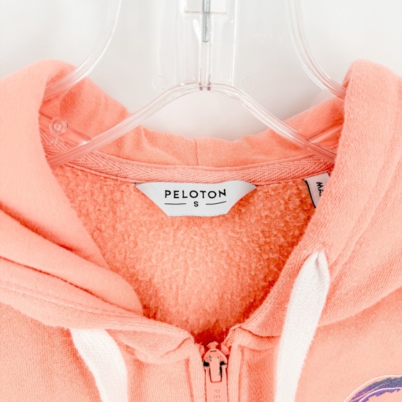 Peloton Coral Zip-Up Hoodie - Picture 3 of 4